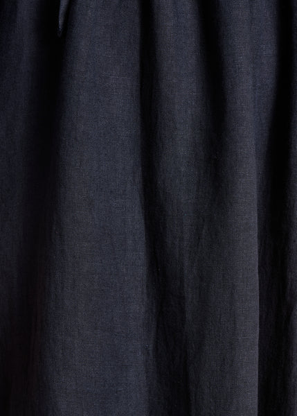 La Fée Maraboutée Dembo Dress, Ink Blue - Flax In Bloom