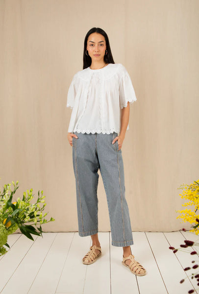 Bonte Flora Blouse, White