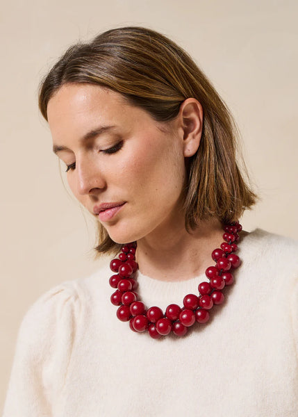 La Fee Maraboutee Grutar Necklace, Fox Red