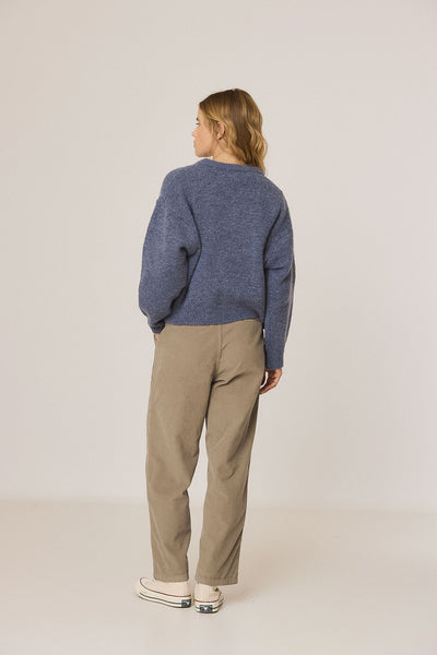 Indi and Cold Corduroy Trousers, Taupe