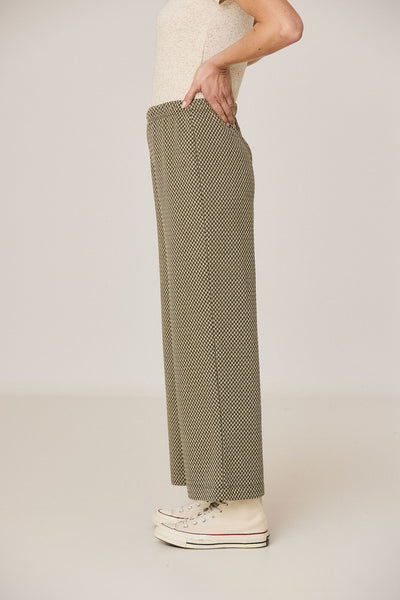 Indi and Cold James Cropped Trousers, Chocolate