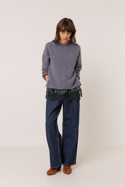 Indi and Cold Knit, Ocean Blue