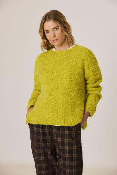 Indi and Cold Knit, Ocean Blue