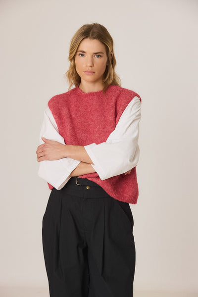 Indi and Cold Sleeveless Knit, Light Green