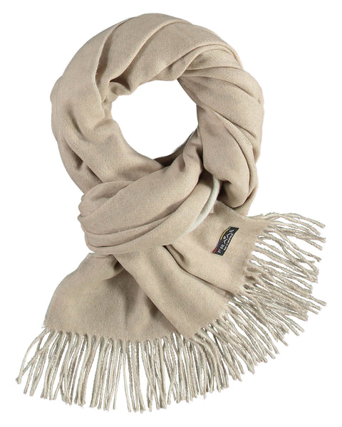 Fraas Two Tone Scarf, Neutrals