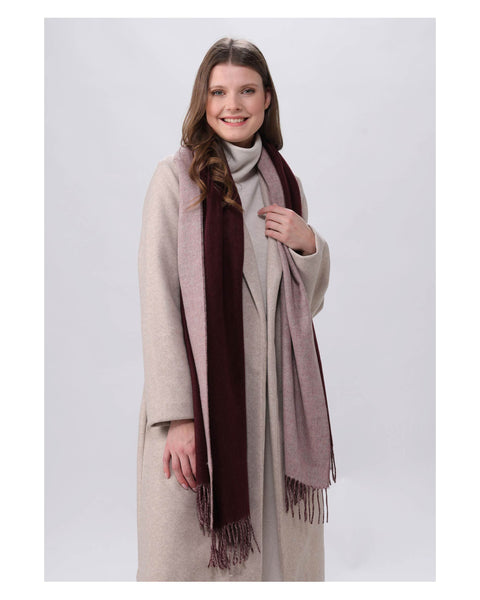 Fraas Two Tone Scarf, Pink