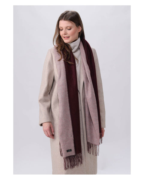 Fraas Two Tone Scarf, Pink