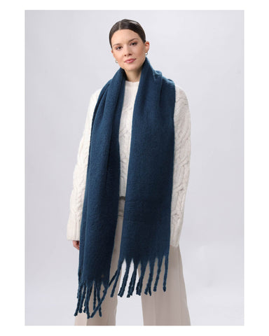 Fraas Large Scarf, Deep Teal