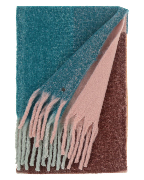 Fraas Large Scarf, Pink and Blue