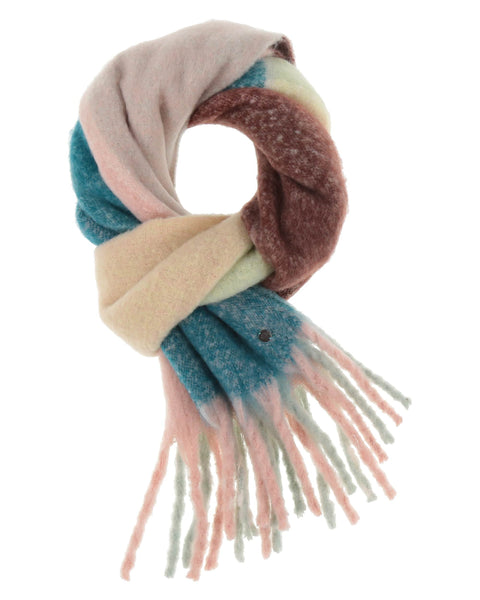 Fraas Large Scarf, Pink and Blue