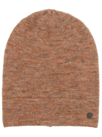 Fraas Sustainability Edition - Mottled knitted hat in wool blend, Camel