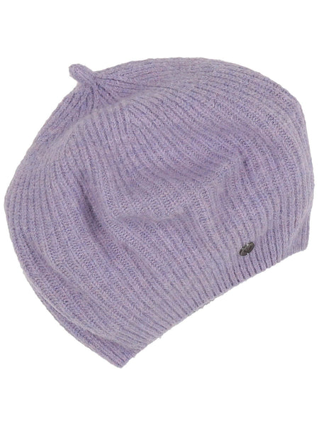 Fraas Sustainability Edition - Knitted beret, Violet