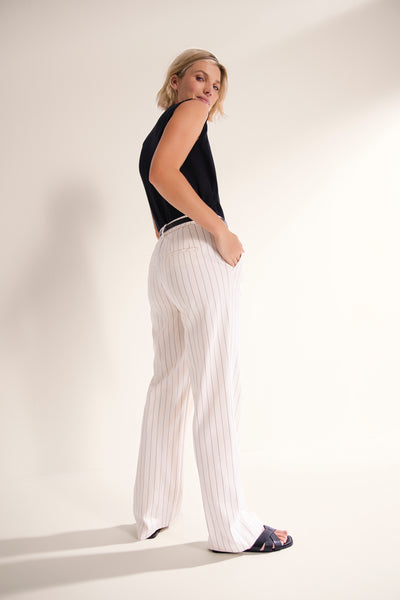 Stehmann Fenja2 780 Pinstripe Ecru/Black