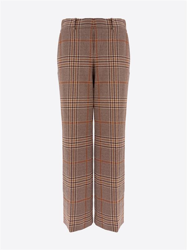 Stehmann Fenja2-780 Trousers, Brick Orange Check