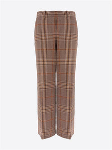 Stehmann Fenja2-780 Trousers, Brick Orange Check