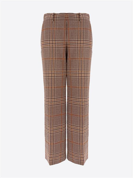 Stehmann Fenja2-780 Trousers, Brick Orange Check