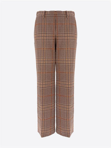 Stehmann Fenja2-780 Trousers, Brick Orange Check