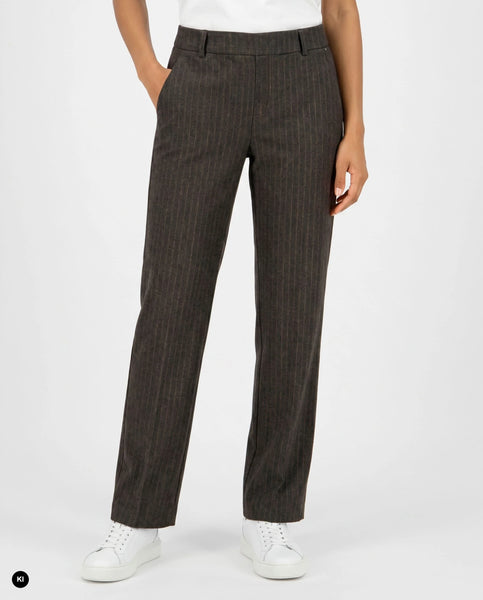 Stehmann Fenja Full Length Trouser, Americano Pinstripe