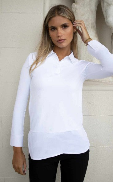 NO2MORO Fenty Layering Shirt, White