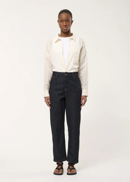 Humility Ginger Organic Cotton Jeans, Dark Denim