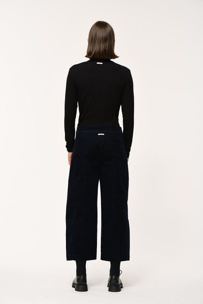 Humility Taylor Cropped Trousers, Chocolate Black