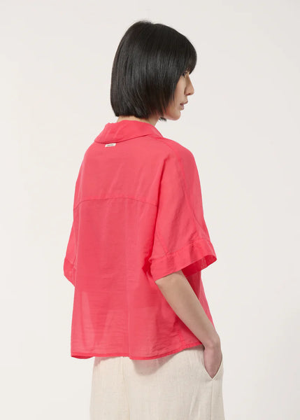 Humility Likita Blouse, Vermillion