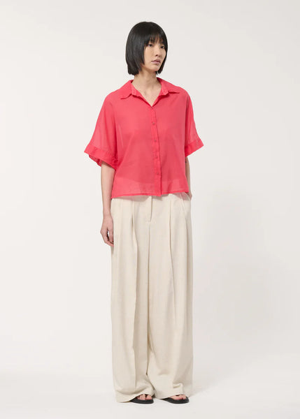 Humility Likita Blouse, Vermillion