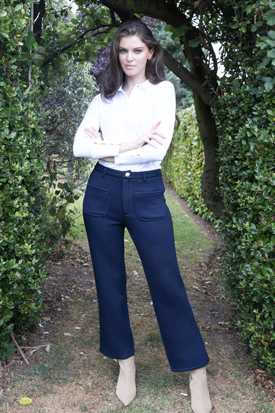 NO2MORO Hendrix Trousers, Navy