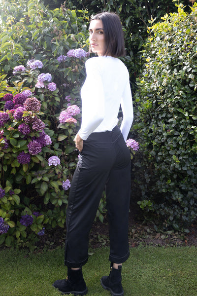 NO2MORO Hera Cropped Trousers, Black
