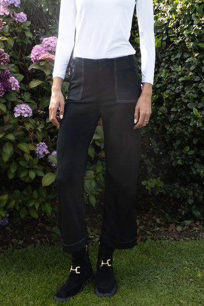 NO2MORO Hera Cropped Trousers, Black