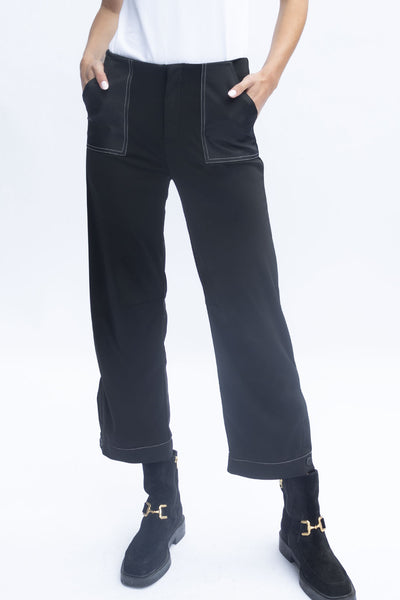 NO2MORO Hera Cropped Trousers, Black