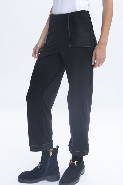 NO2MORO Hera Cropped Trousers, Black