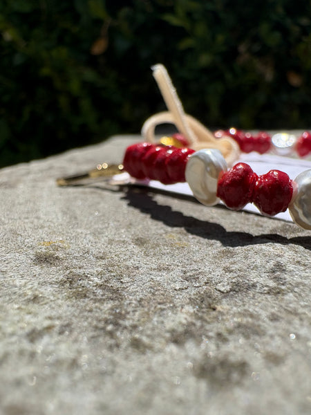 Paperchain Lydia Bracelet, Red