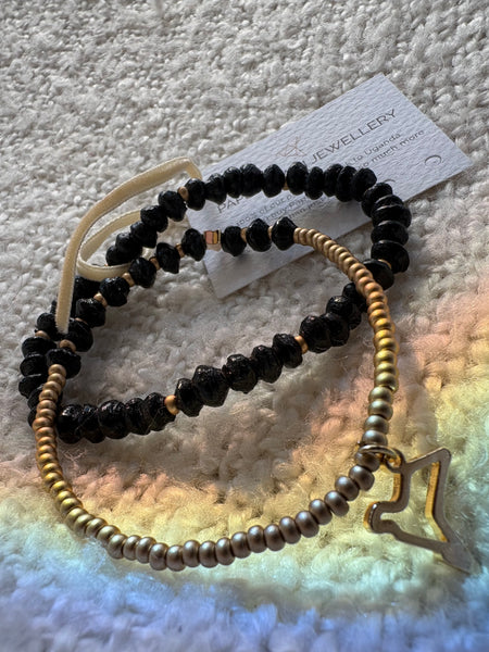 Paperchain Melissa Bracelet, Black