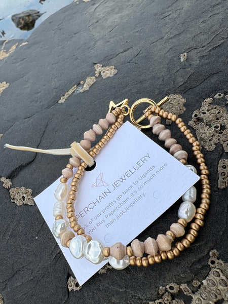 Paperchain Praise Bracelet, Cement