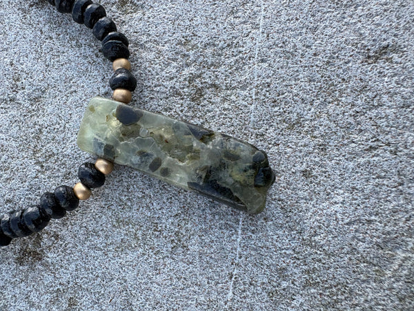 Paperchain Rex Necklace, Black