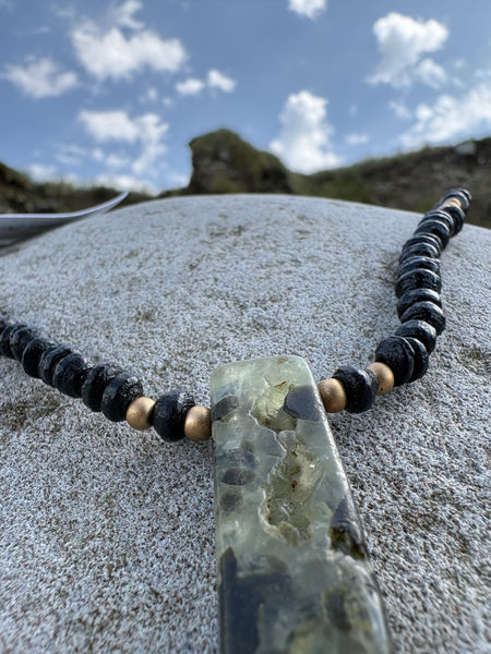 Paperchain Rex Necklace, Black