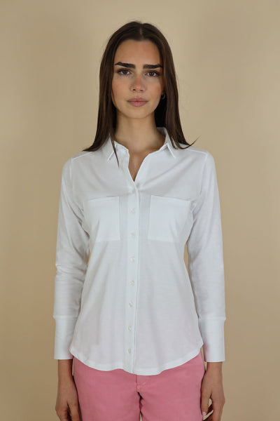 NO2MORO Izzy Cotton Shirt, White