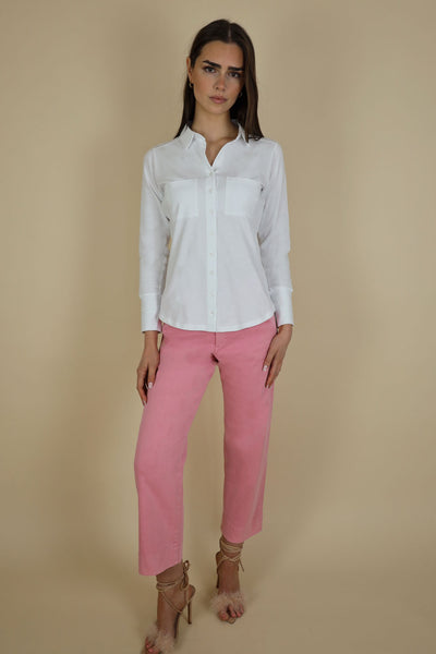 NO2MORO Izzy Cotton Shirt, White