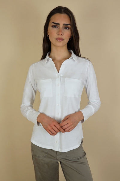 NO2MORO Izzy Cotton Shirt, White