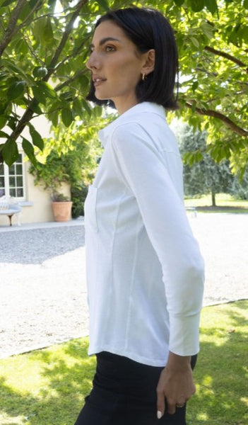 NO2MORO Izzy Cotton Shirt, White
