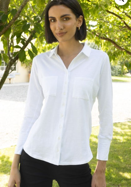 NO2MORO Izzy Cotton Shirt, White