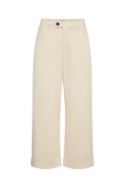 Pieszak Birkin Weekend Cropped Chino, Oyster White