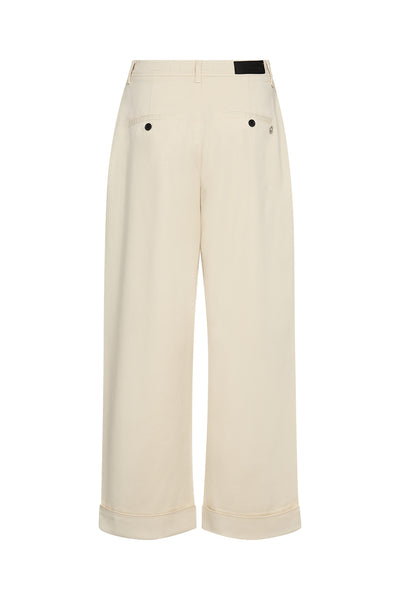 Pieszak Birkin Weekend Cropped Chino, Oyster White