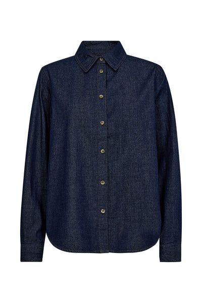 Pieszak Harper Chambrey Shirt, Rinsed Denim