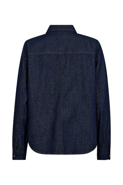 Pieszak Harper Chambrey Shirt, Rinsed Denim