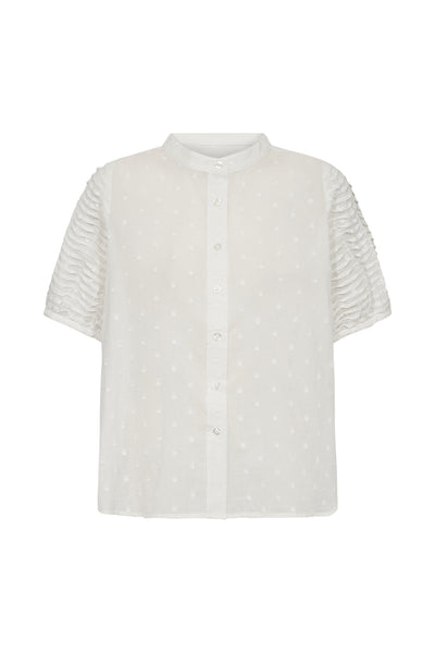 Pieszak Cala Pin Tuck Blouse, White