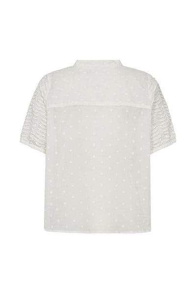 Pieszak Cala Pin Tuck Blouse, White