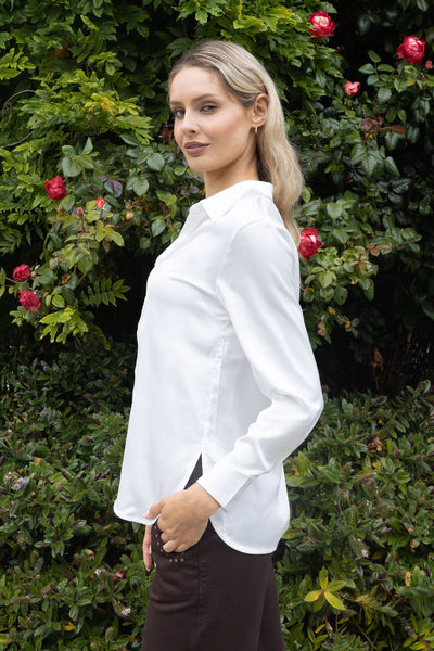 NO2MORO Joy Silky Blouse, Ivory