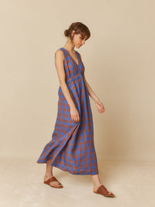 INDI AND COLD Sleeveless Dress, Azul